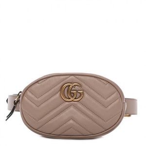 Gucci Marmont Belt Bag in Mauve